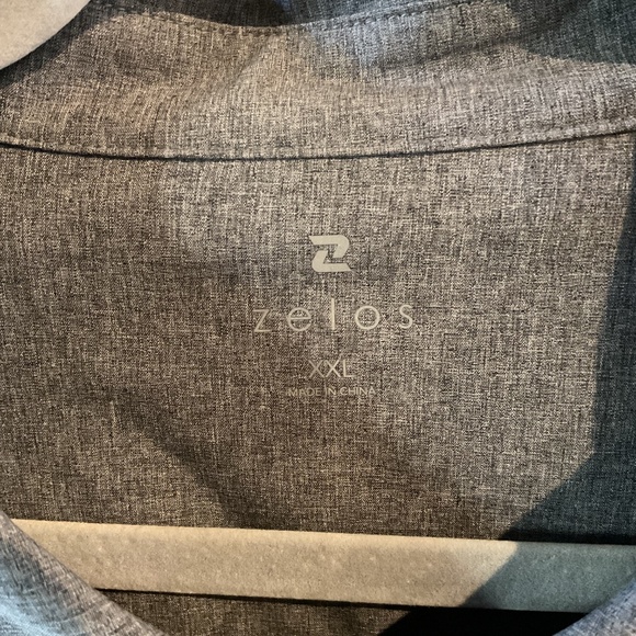Zelos Short Sleeve Hybrid Shirt - XXL - Slate Tile Heather - Picture 2 of 6